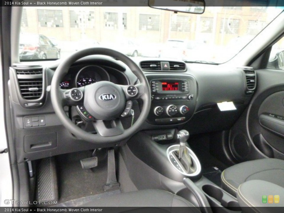 Black Honeycomb Woven Cloth Interior Dashboard for the 2014 Kia Soul + #91682611
