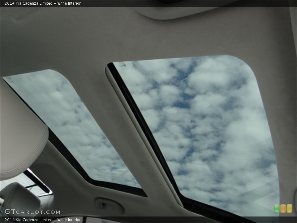 White Interior Sunroof for the 2014 Kia Cadenza Limited #91682657