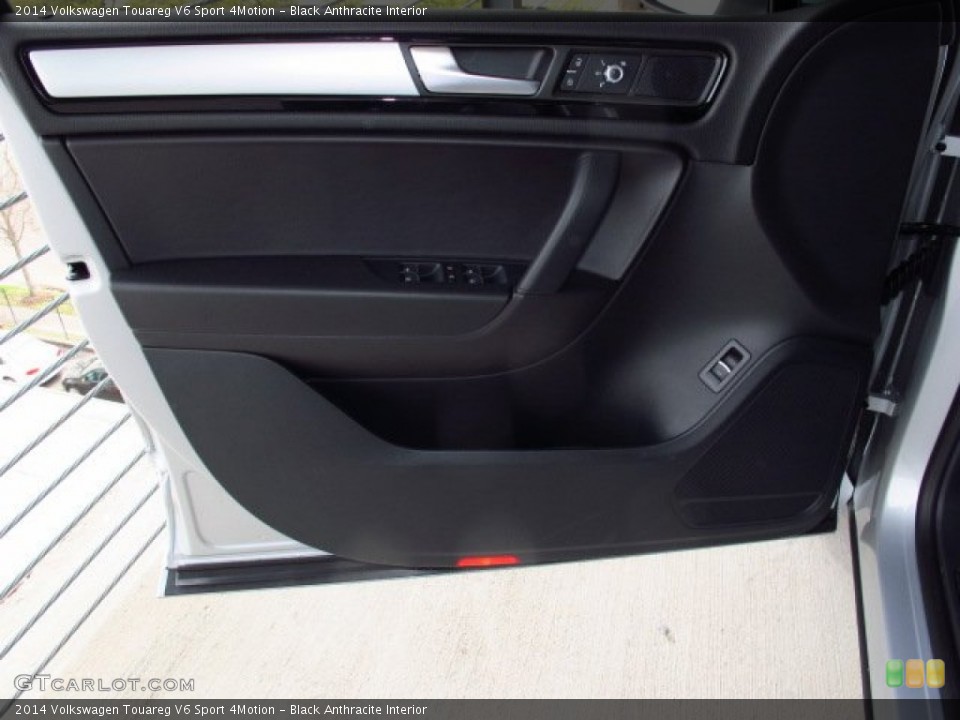 Black Anthracite Interior Door Panel for the 2014 Volkswagen Touareg V6 Sport 4Motion #91682849