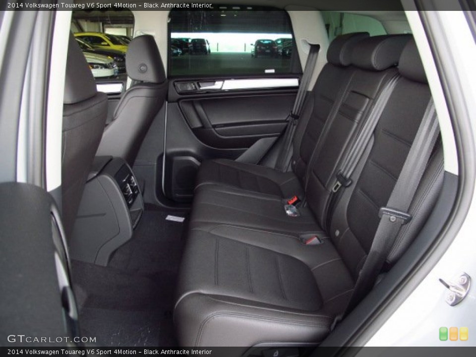 Black Anthracite Interior Rear Seat for the 2014 Volkswagen Touareg V6 Sport 4Motion #91682894