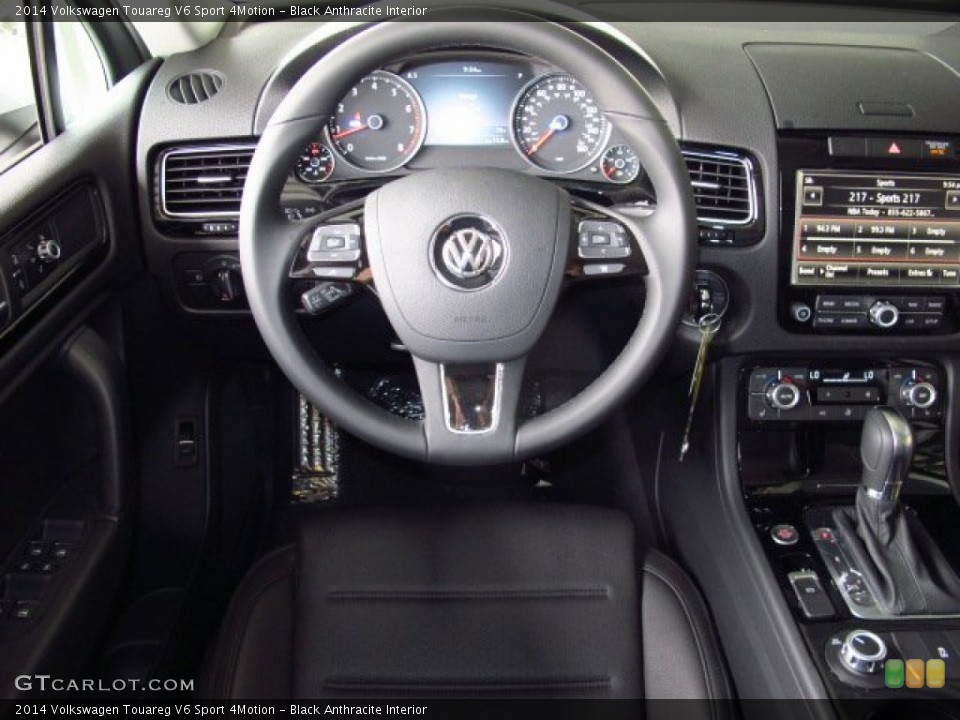 Black Anthracite Interior Dashboard for the 2014 Volkswagen Touareg V6 Sport 4Motion #91682912