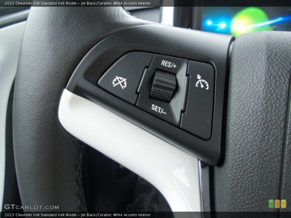 Jet Black/Ceramic White Accents Interior Controls for the 2013 Chevrolet Volt  #91684184