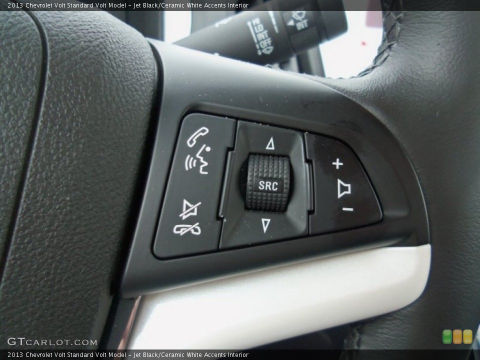 Jet Black/Ceramic White Accents Interior Controls for the 2013 Chevrolet Volt  #91684205