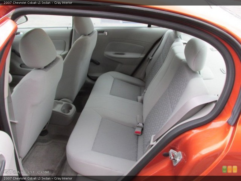 Gray Interior Rear Seat for the 2007 Chevrolet Cobalt LS Sedan #91687100