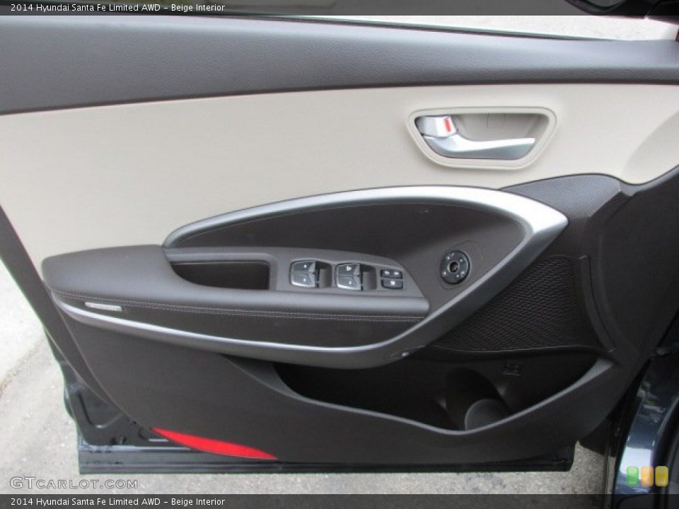 Beige Interior Door Panel for the 2014 Hyundai Santa Fe Limited AWD #91688591