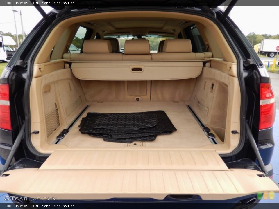 Sand Beige Interior Trunk for the 2008 BMW X5 3.0si #91688948