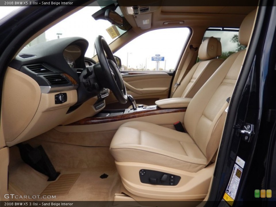 Sand Beige Interior Photo for the 2008 BMW X5 3.0si #91688993