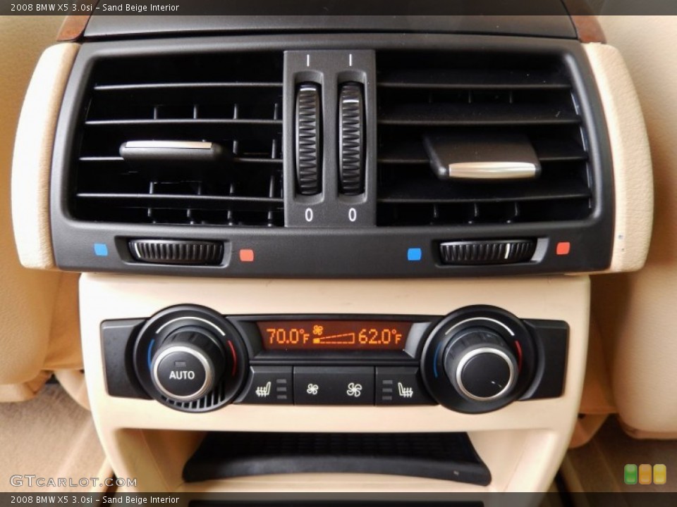 Sand Beige Interior Controls for the 2008 BMW X5 3.0si #91689086