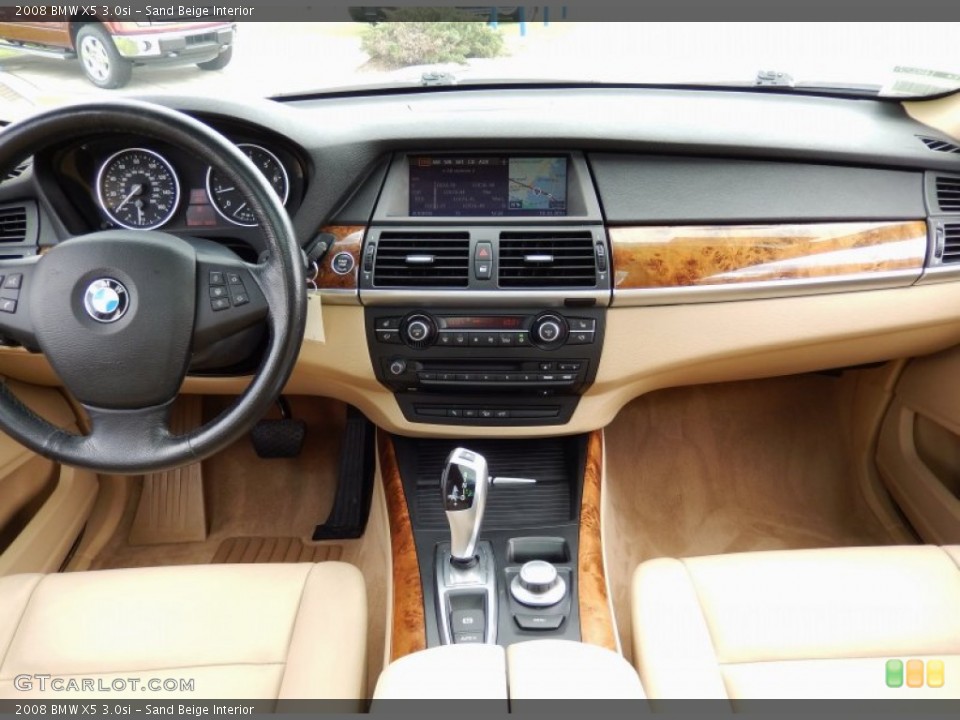 Sand Beige Interior Dashboard for the 2008 BMW X5 3.0si #91689158