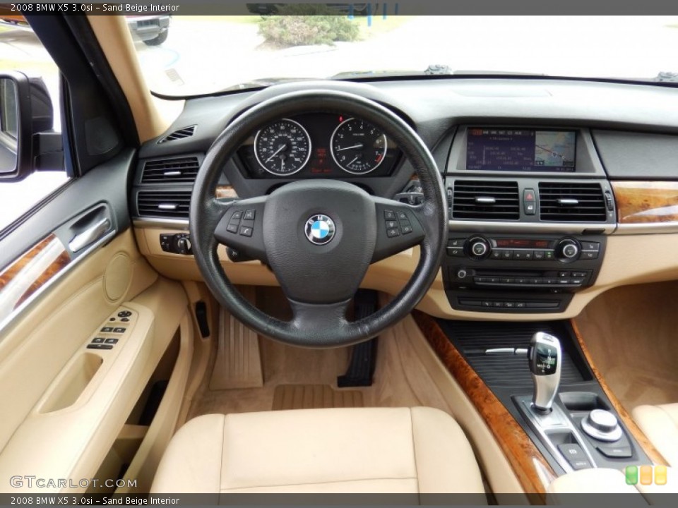 Sand Beige Interior Dashboard for the 2008 BMW X5 3.0si #91689176