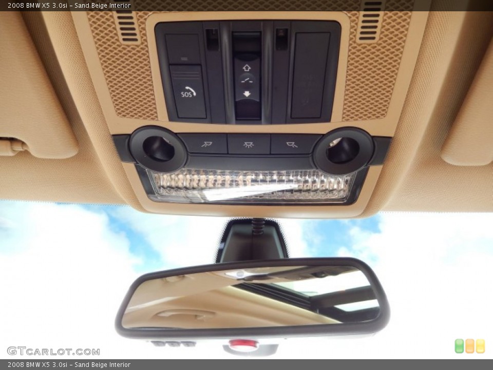 Sand Beige Interior Controls for the 2008 BMW X5 3.0si #91689275
