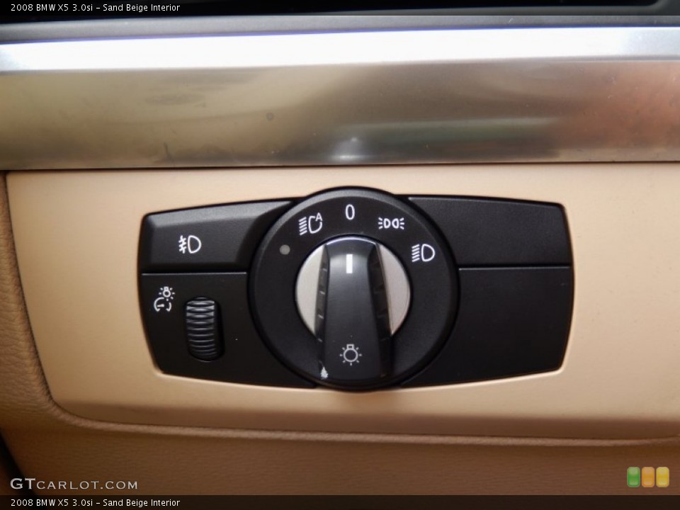 Sand Beige Interior Controls for the 2008 BMW X5 3.0si #91689290