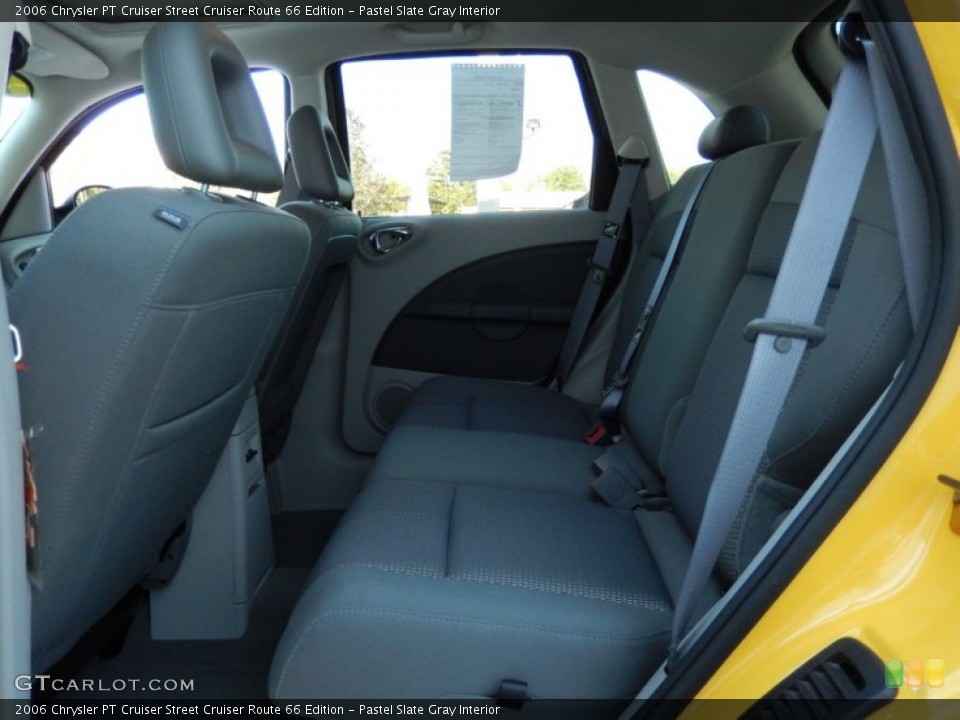 Pastel Slate Gray Interior Rear Seat for the 2006 Chrysler PT Cruiser Street Cruiser Route 66 Edition #91689620