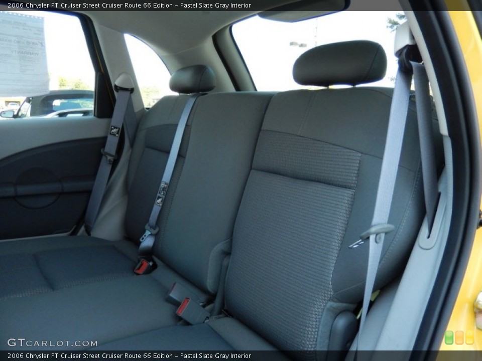Pastel Slate Gray Interior Rear Seat for the 2006 Chrysler PT Cruiser Street Cruiser Route 66 Edition #91689641