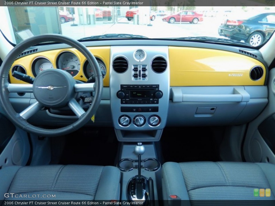 Pastel Slate Gray Interior Dashboard for the 2006 Chrysler PT Cruiser Street Cruiser Route 66 Edition #91689719