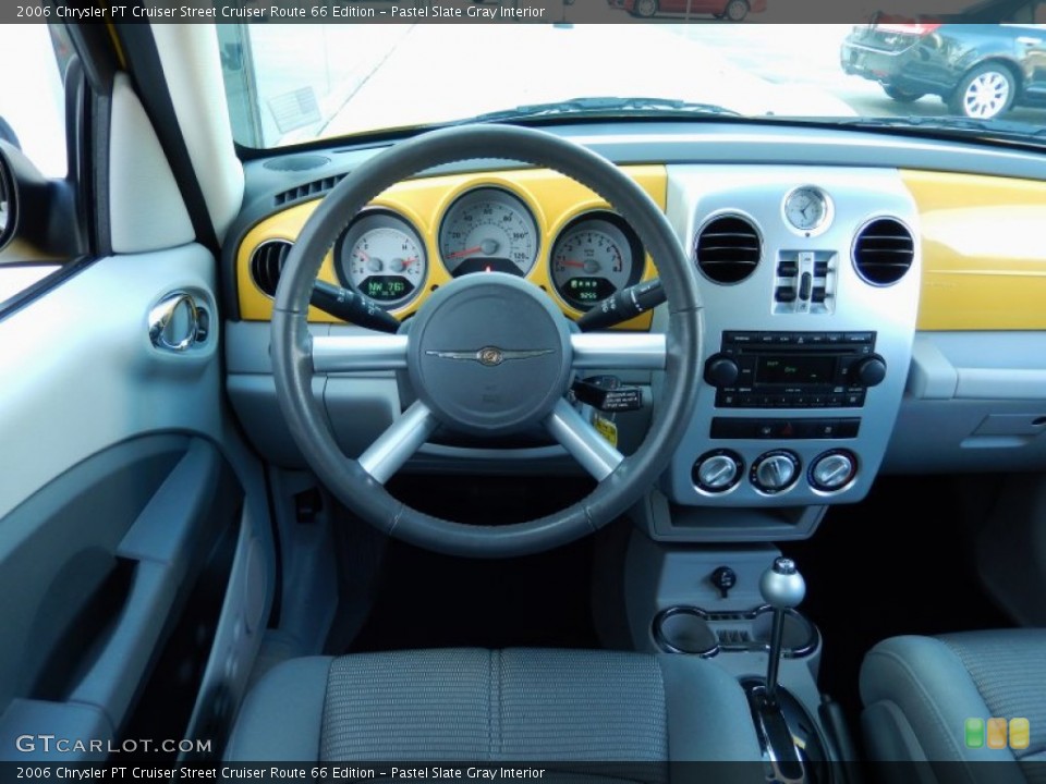 Pastel Slate Gray Interior Dashboard for the 2006 Chrysler PT Cruiser Street Cruiser Route 66 Edition #91689739