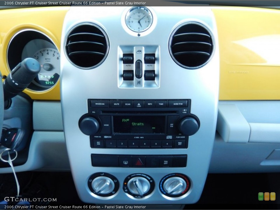 Pastel Slate Gray Interior Controls for the 2006 Chrysler PT Cruiser Street Cruiser Route 66 Edition #91689803