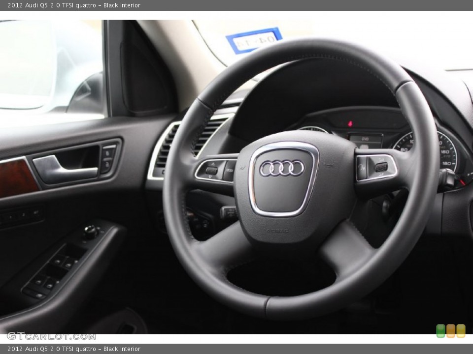 Black Interior Steering Wheel for the 2012 Audi Q5 2.0 TFSI quattro #91691830