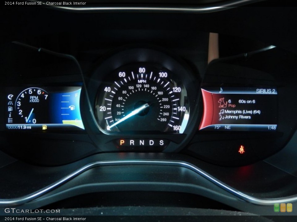 Charcoal Black Interior Gauges for the 2014 Ford Fusion SE #91692509