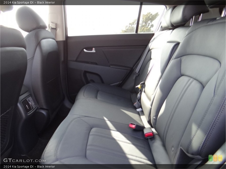 Black Interior Rear Seat for the 2014 Kia Sportage EX #91692856
