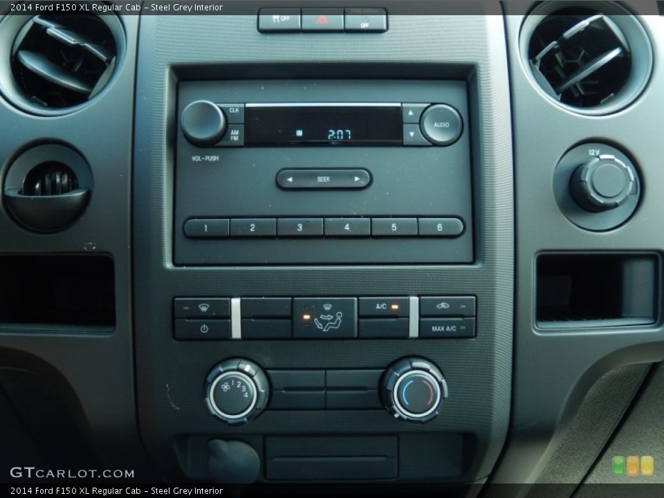 Steel Grey Interior Controls for the 2014 Ford F150 XL Regular Cab #91692983