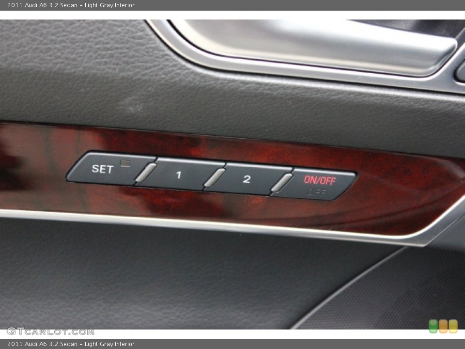 Light Gray Interior Controls for the 2011 Audi A6 3.2 Sedan #91693134