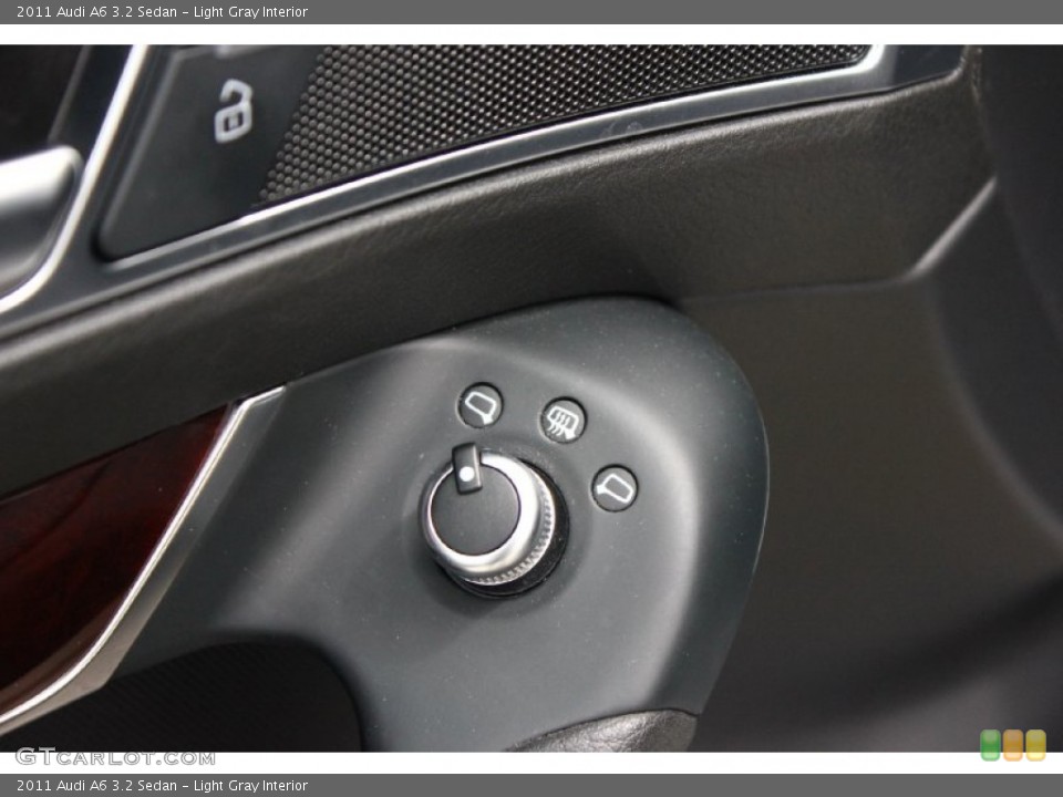 Light Gray Interior Controls for the 2011 Audi A6 3.2 Sedan #91693151
