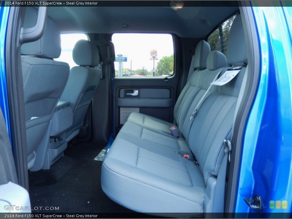 Steel Grey Interior Rear Seat for the 2014 Ford F150 XLT SuperCrew #91693163