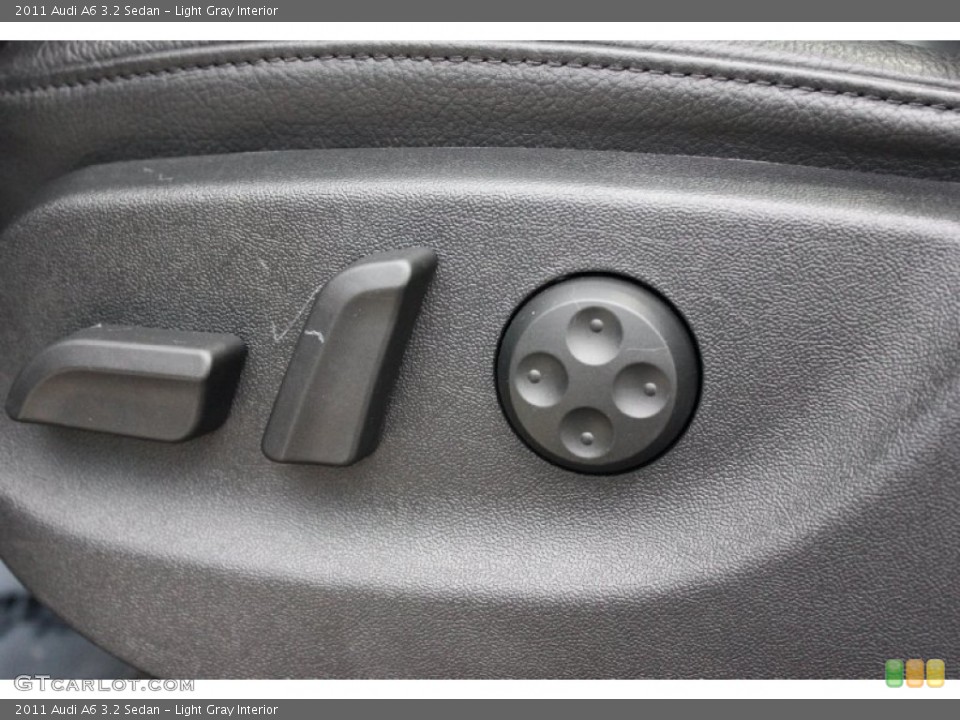 Light Gray Interior Controls for the 2011 Audi A6 3.2 Sedan #91693172