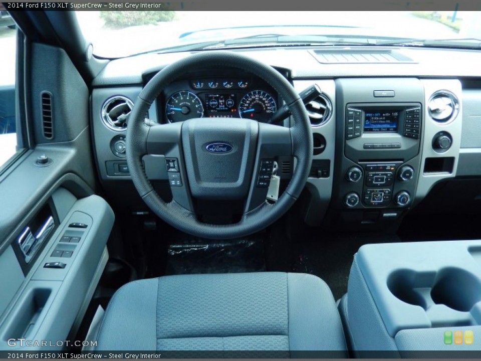 Steel Grey Interior Dashboard for the 2014 Ford F150 XLT SuperCrew #91693181