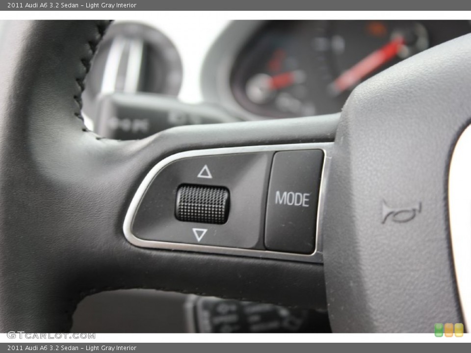 Light Gray Interior Controls for the 2011 Audi A6 3.2 Sedan #91693499
