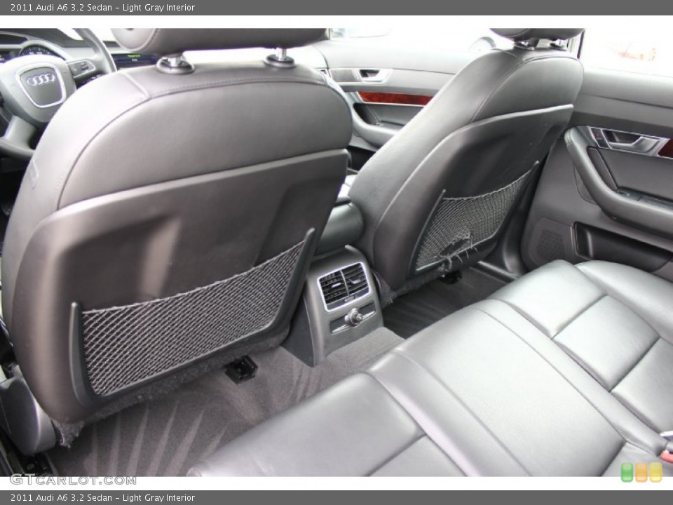 Light Gray Interior Rear Seat for the 2011 Audi A6 3.2 Sedan #91693580