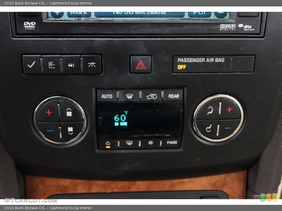 Cashmere/Cocoa Interior Controls for the 2010 Buick Enclave CXL #91694126