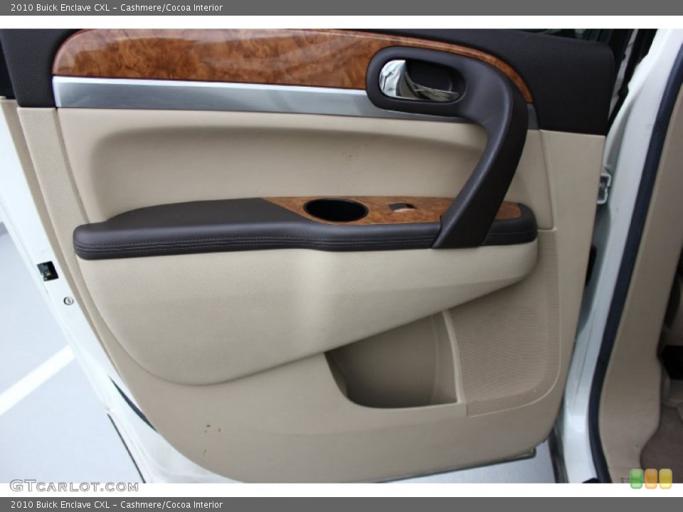 Cashmere/Cocoa Interior Door Panel for the 2010 Buick Enclave CXL #91694258
