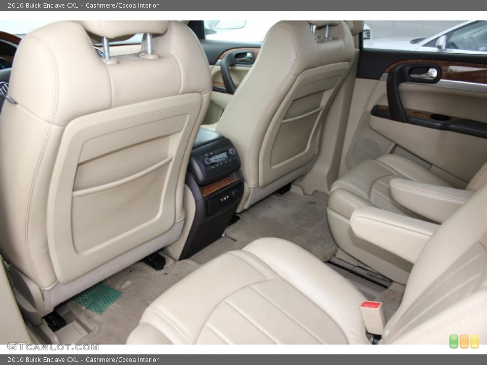 Cashmere/Cocoa Interior Rear Seat for the 2010 Buick Enclave CXL #91694276
