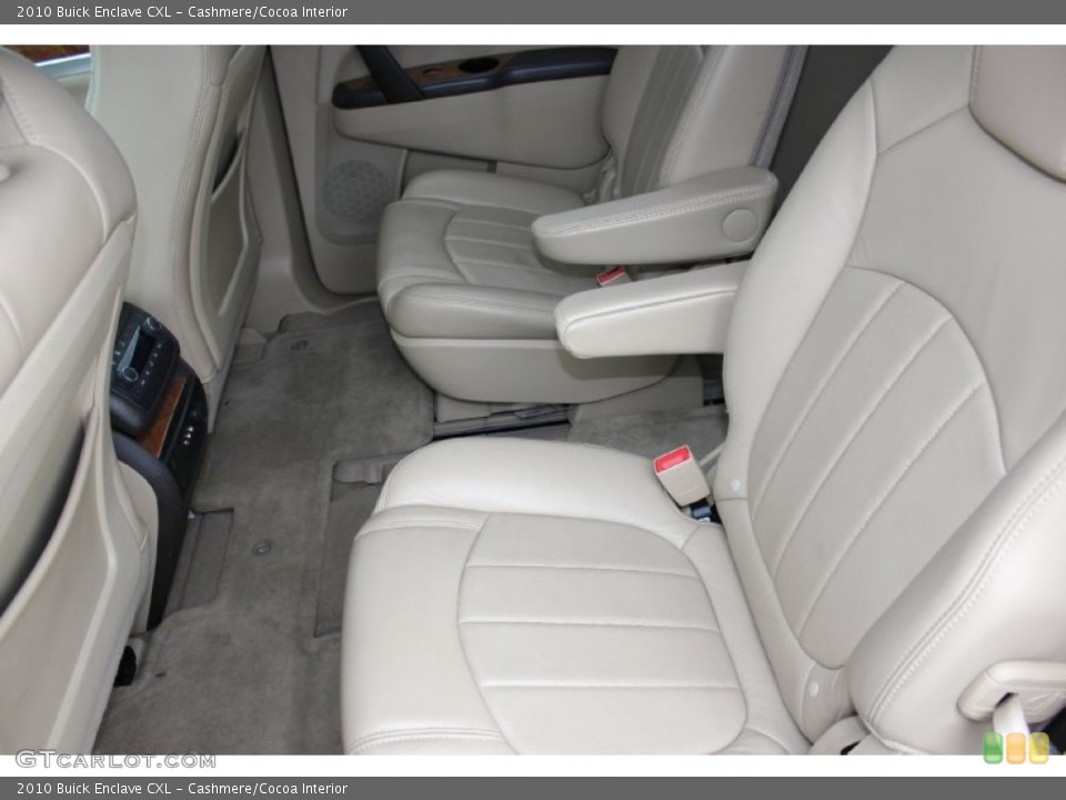 Cashmere/Cocoa Interior Rear Seat for the 2010 Buick Enclave CXL #91694287
