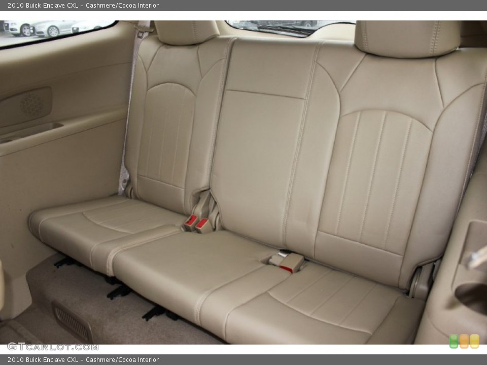 Cashmere/Cocoa Interior Rear Seat for the 2010 Buick Enclave CXL #91694300