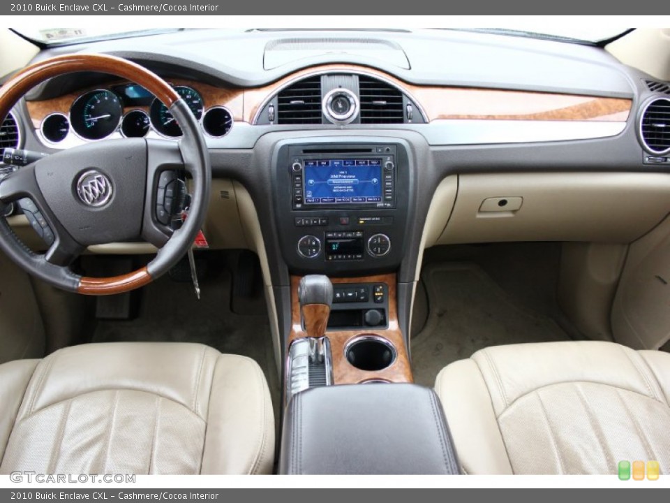 Cashmere/Cocoa Interior Dashboard for the 2010 Buick Enclave CXL #91694315