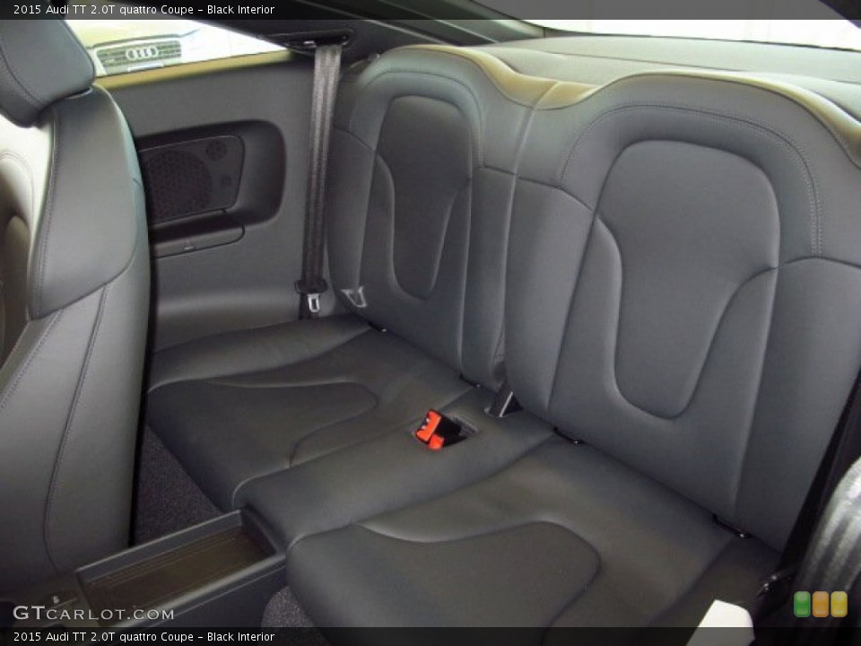 Black Interior Rear Seat for the 2015 Audi TT 2.0T quattro Coupe #91694528