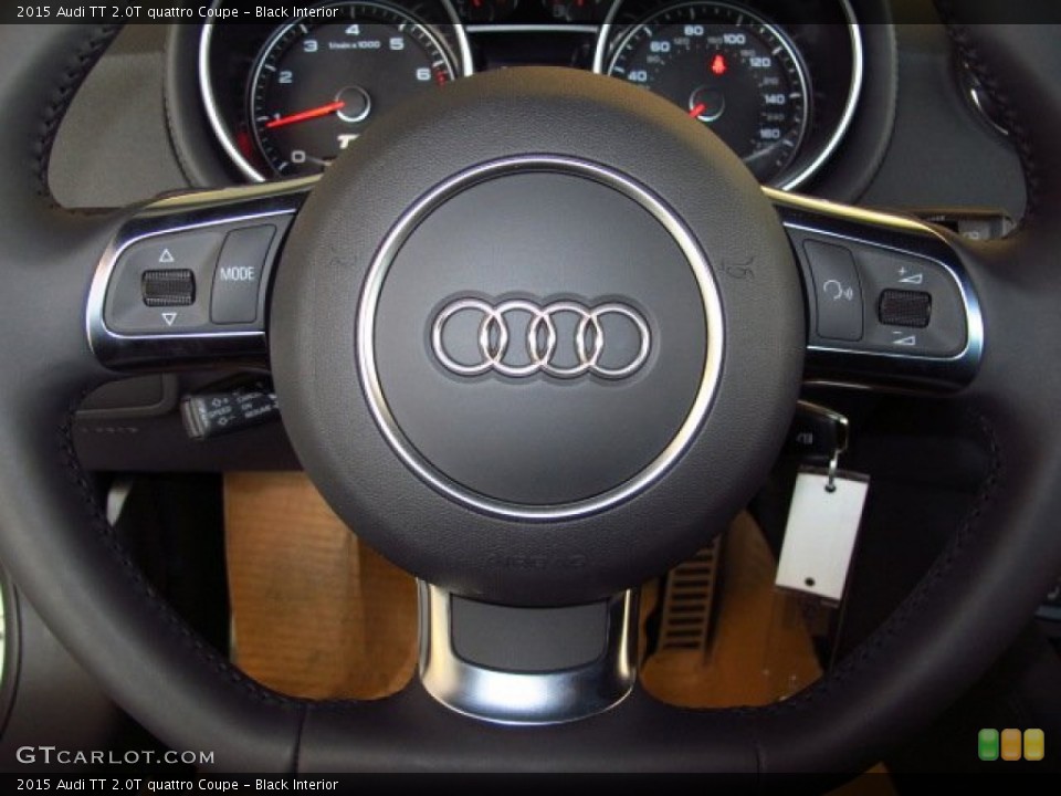 Black Interior Steering Wheel for the 2015 Audi TT 2.0T quattro Coupe #91694597