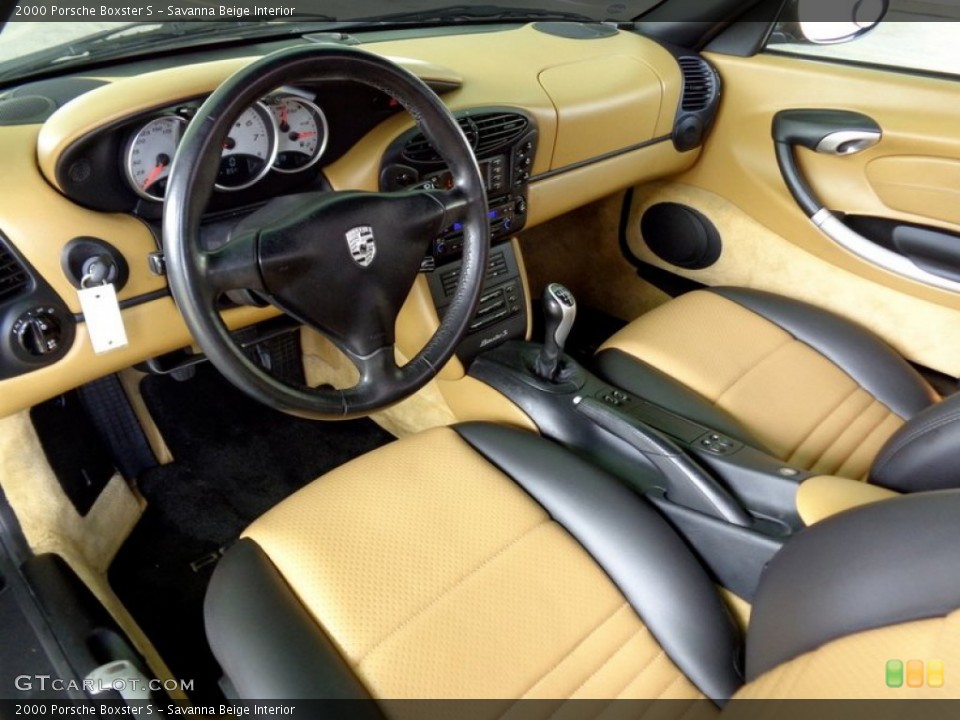 Savanna Beige Interior Prime Interior for the 2000 Porsche Boxster S #91694933