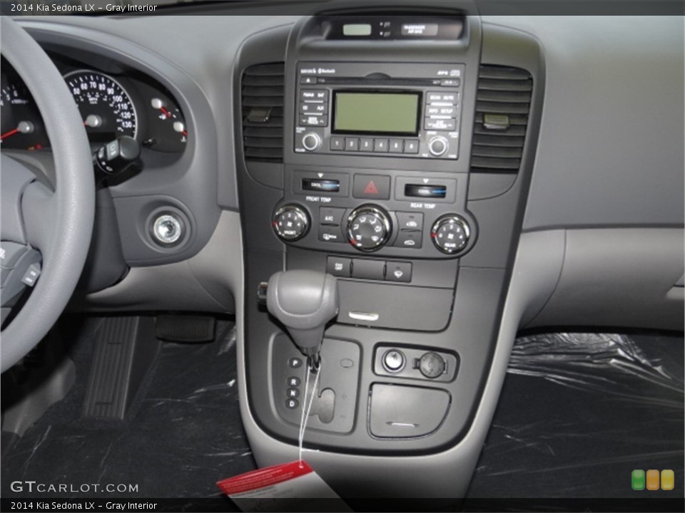 Gray Interior Controls for the 2014 Kia Sedona LX #91699373