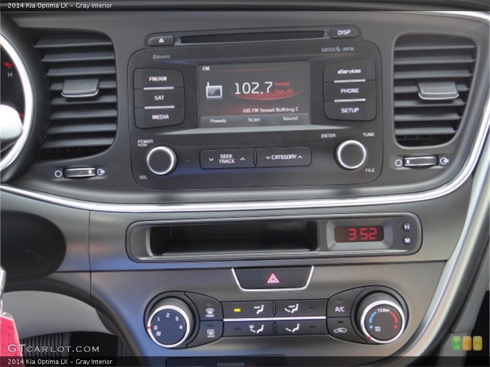 Gray Interior Controls for the 2014 Kia Optima LX #91701146