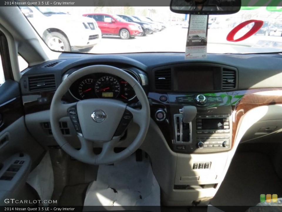 Gray Interior Dashboard for the 2014 Nissan Quest 3.5 LE #91701749