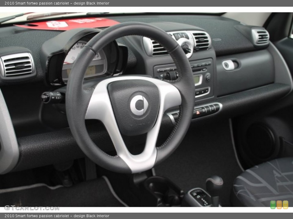 design Black Interior Dashboard for the 2010 Smart fortwo passion cabriolet #91702463