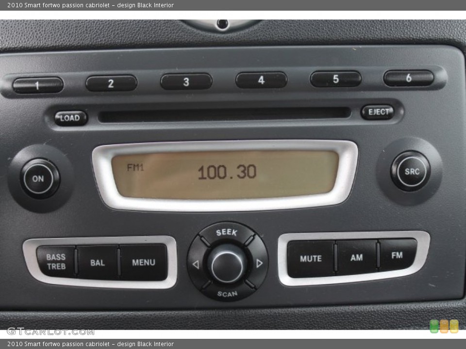 design Black Interior Audio System for the 2010 Smart fortwo passion cabriolet #91702490