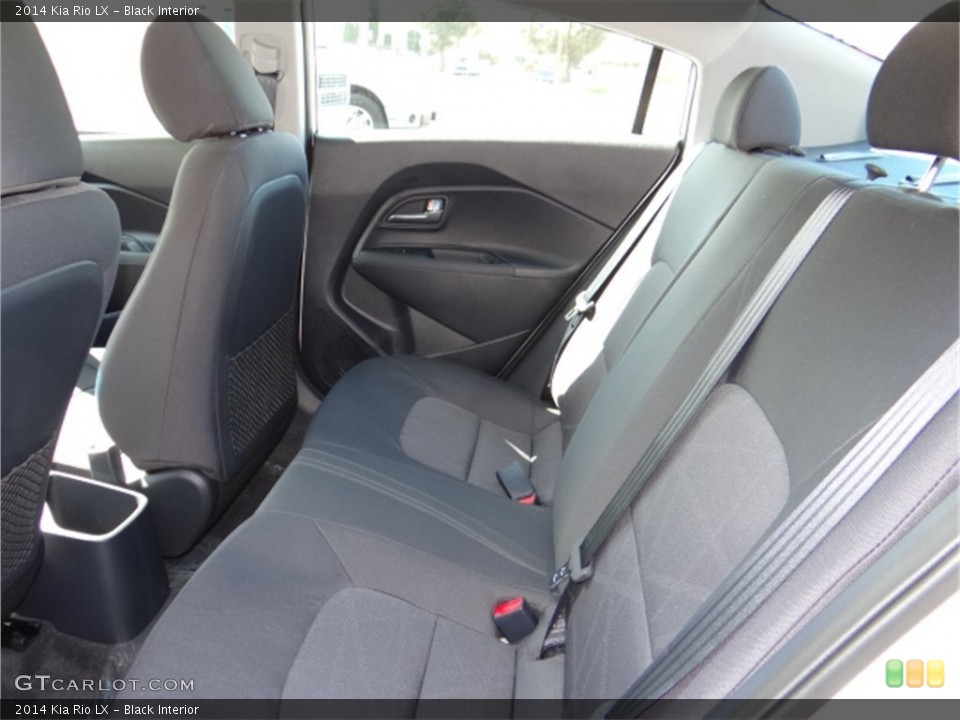 Black Interior Rear Seat for the 2014 Kia Rio LX #91702919