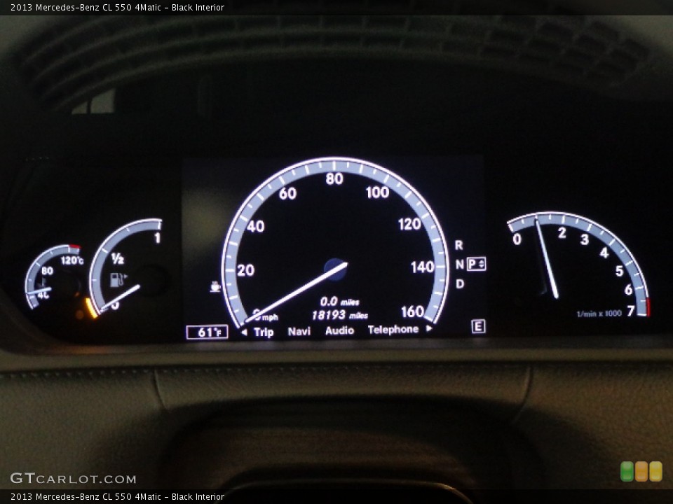 Black Interior Gauges for the 2013 Mercedes-Benz CL 550 4Matic #91707661