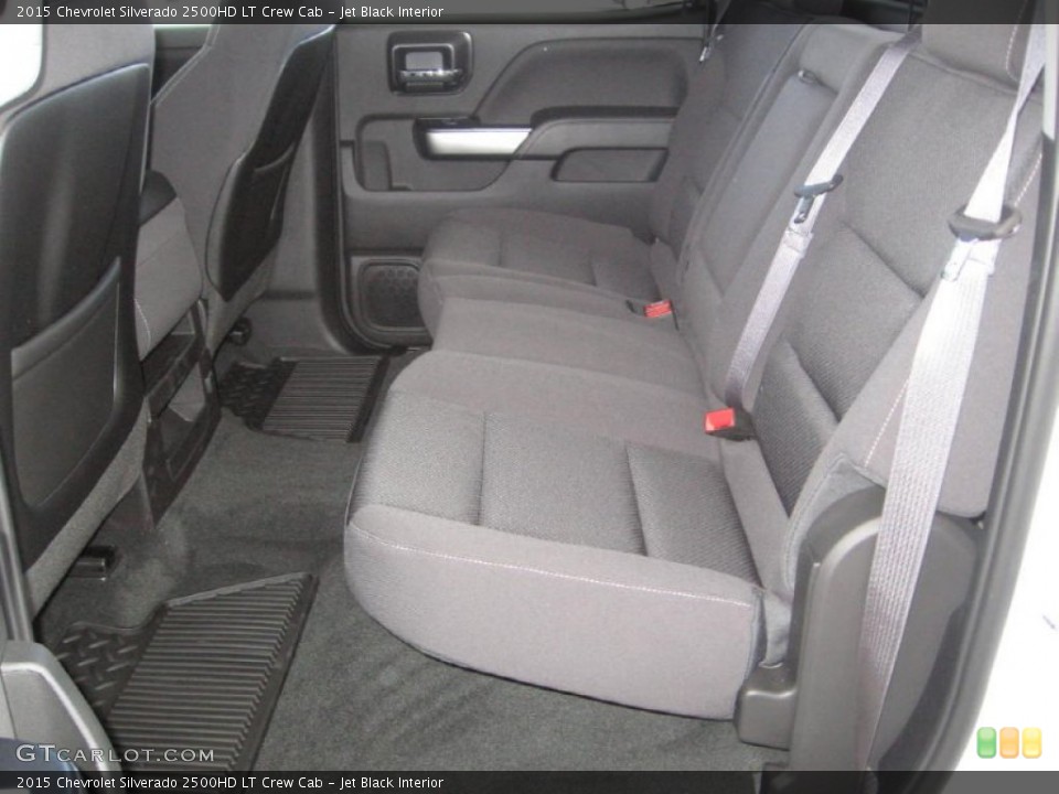 Jet Black Interior Rear Seat for the 2015 Chevrolet Silverado 2500HD LT Crew Cab #91715866