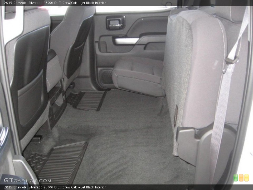 Jet Black Interior Rear Seat for the 2015 Chevrolet Silverado 2500HD LT Crew Cab #91715884